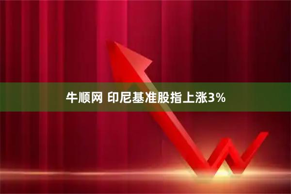 牛顺网 印尼基准股指上涨3%