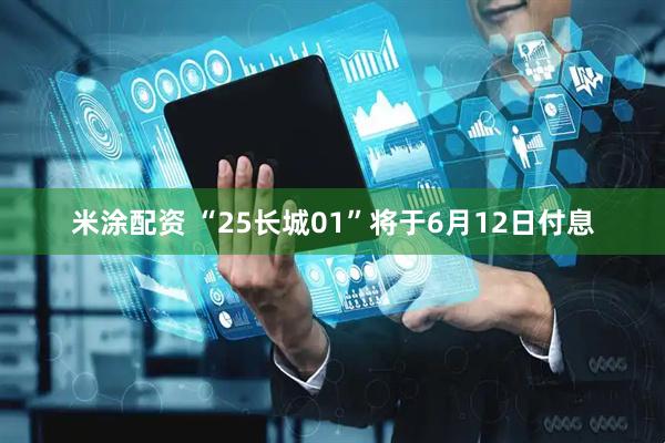 米涂配资 “25长城01”将于6月12日付息